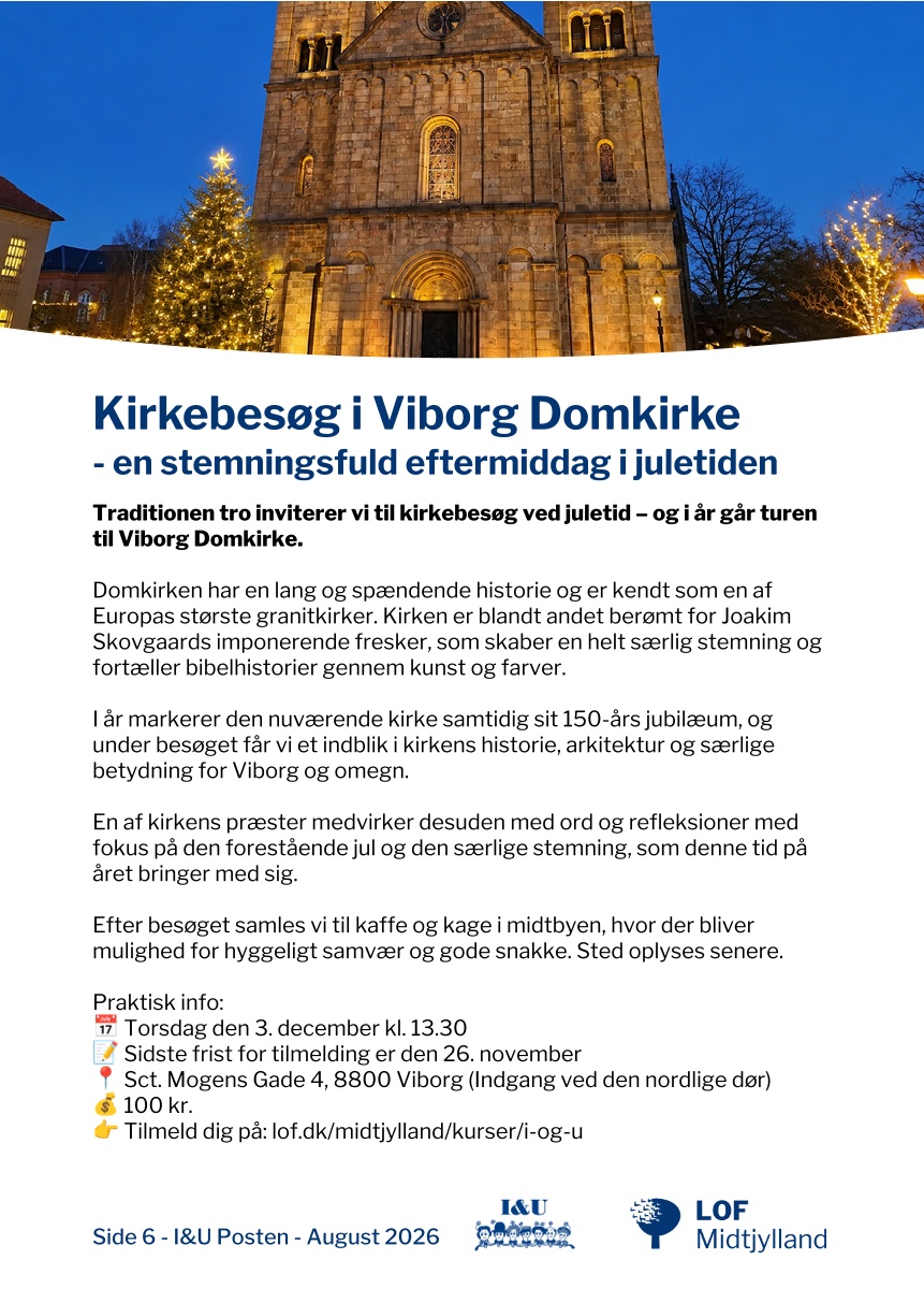 IU Posten 2026 2 kirkebesøg Domkirken